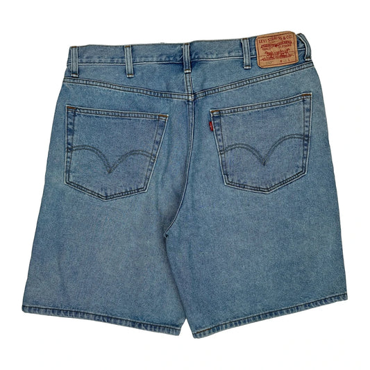 Levis Denim Shorts - 38W 10L Blue Denim