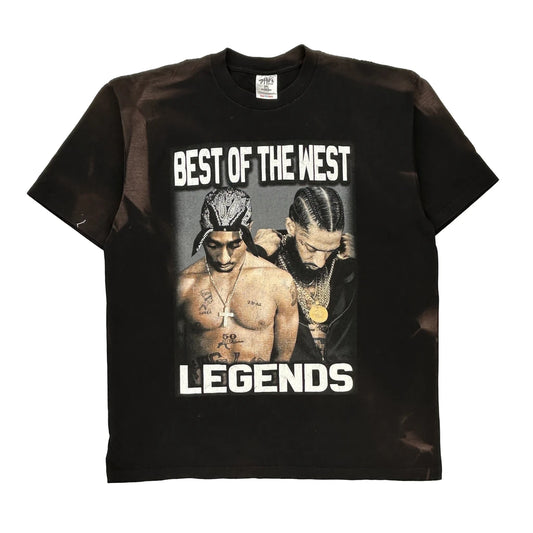 Best Of The West Legends Shaka Wear Graphic T-Shirt - 2XL Black Cotton