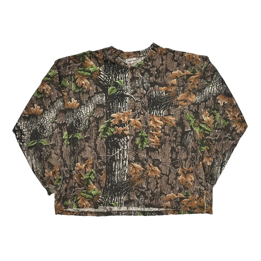 Jerzees Camo Long Sleeve T-Shirt - 2XL Camo Cotton