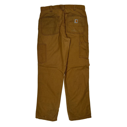 Carhartt Carpenter Trousers - 30W 31L Brown Cotton