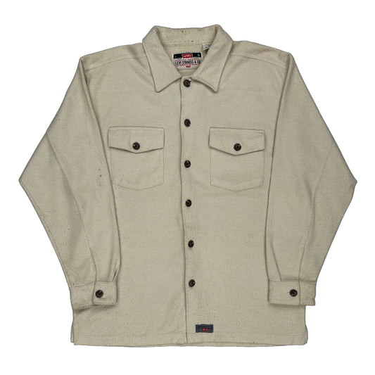 Levis Shirt - Large Beige Cotton Blend