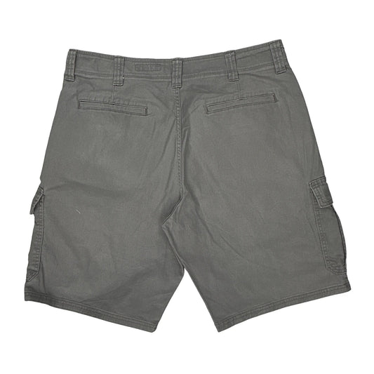Wrangler Cargo Shorts - 35W 10L Grey Cotton