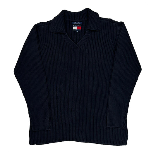 Tommy Hilfiger Jumper - Small Black Cotton