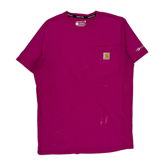 Force Carhartt T-Shirt - Small Purple Cotton