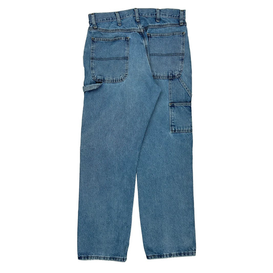 Wrangler Carpenter Jeans - 32W 31L Blue Cotton
