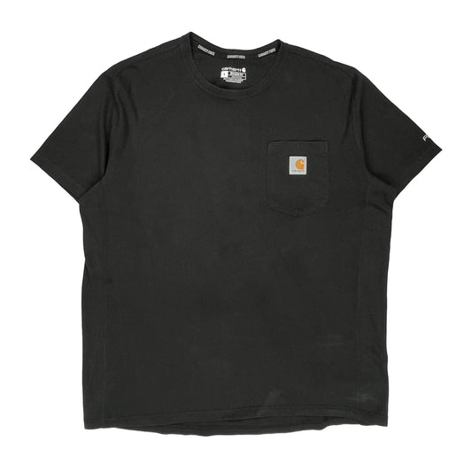 Carhartt T-Shirt - Large Black Cotton
