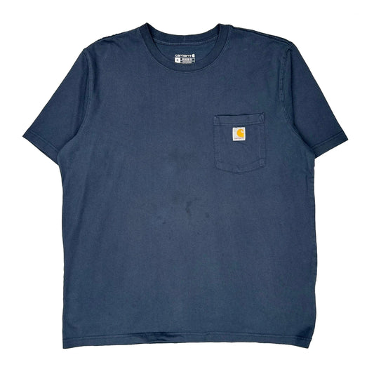 Carhartt T-Shirt - XL Navy Cotton