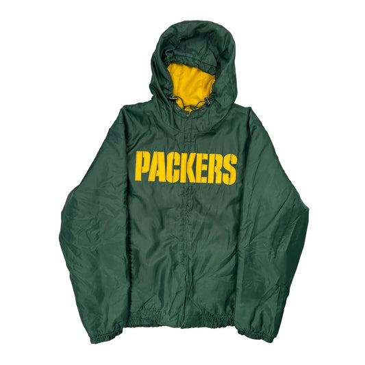 Packers Nfl Football Windbreaker - XL Green Polyester