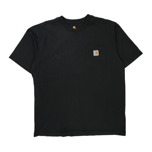 Carhartt T-Shirt - Large Black Cotton