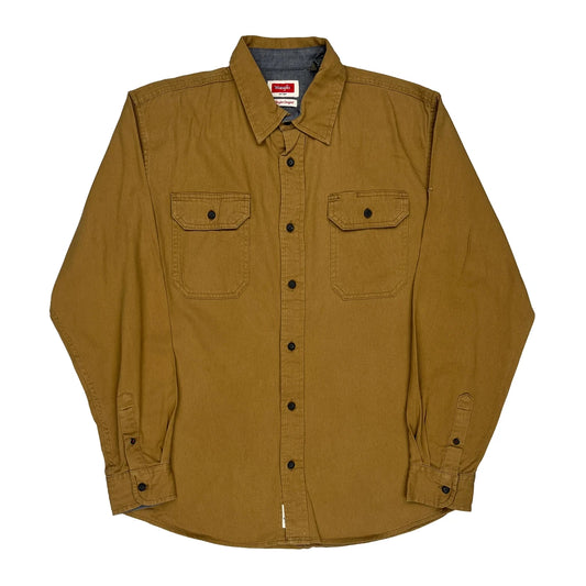 Wrangler Shirt - Medium Brown Cotton