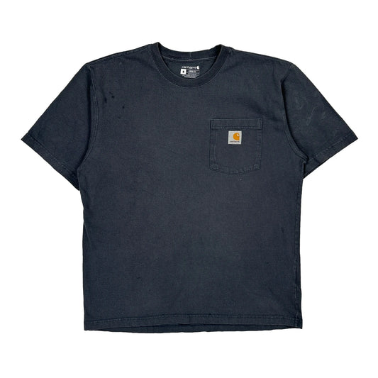 Vintage Carhartt T-Shirt - Medium Grey Cotton