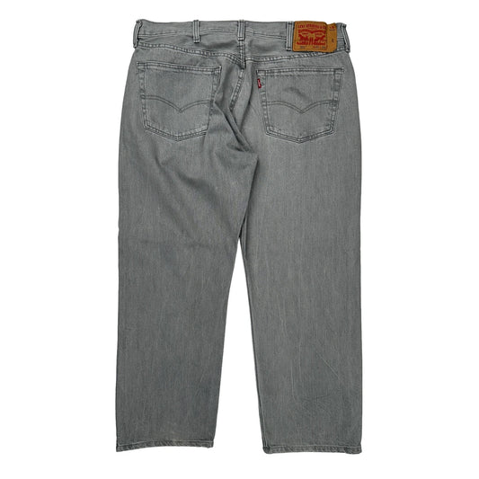 501 Levis Jeans - 40W 34L Grey Cotton