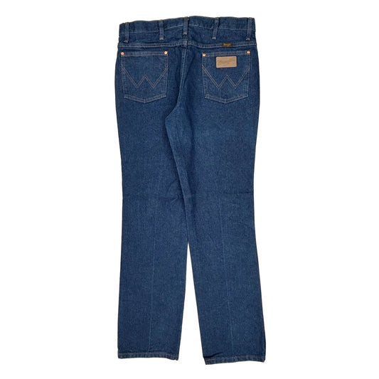 Wrangler Boot Cut Jeans - 34W 30L Blue Denim