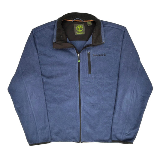 Timberland Fleece Jacket - XL Navy Polyester