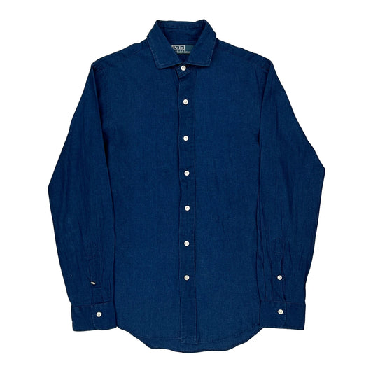 Polo By Ralph Lauren Shirt - Small Blue Cotton