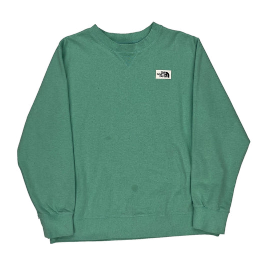 The North Face Sweatshirt - XL Green Cotton