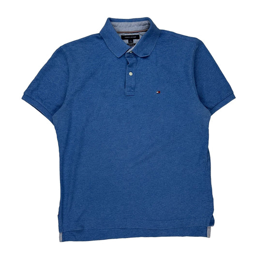 Tommy Hilfiger Polo Shirt - Medium Blue Cotton