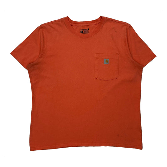Vintage Carhartt T-Shirt - XL Orange Cotton