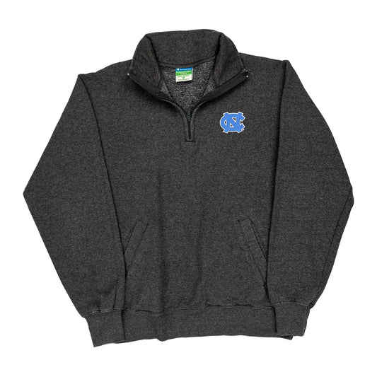 North Carolina Tar Heels Champion 1/4 Zip - Medium Grey Cotton Blend