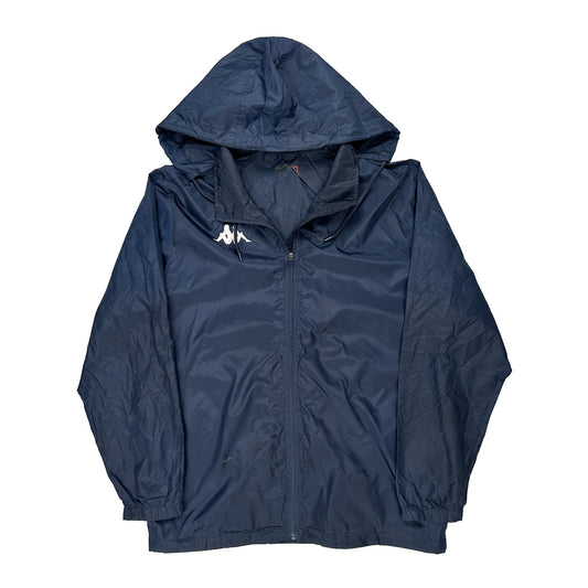 Kappa Windbreaker - XL Navy Polyester
