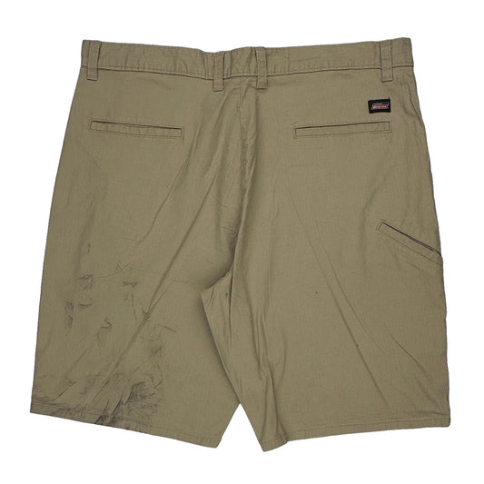 Dickies Chino Shorts - 34W 9L Beige Cotton