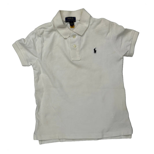 Age 6 Polo By Ralph Lauren Polo Shirt - Small White Cotton