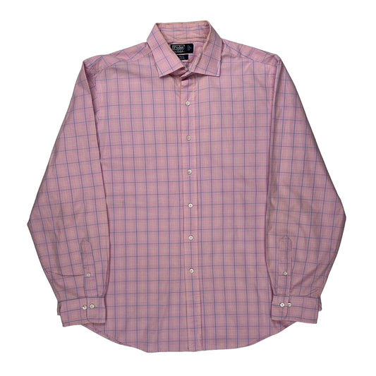 Polo By Ralph Lauren Checked Shirt - XL Pink Cotton