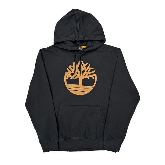 Vintage Timberland Hoodie - Large Black Cotton