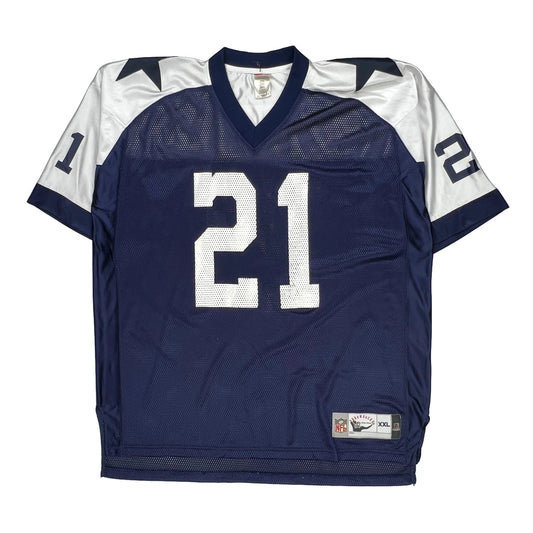 Dallas Cowboys Nfl Football Jersey - 2XL Blue Nylon