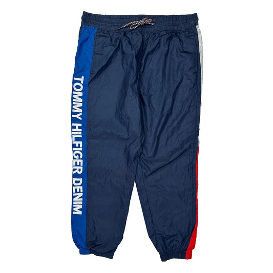 Tommy Hilfiger Denim Spellout Tracksuit - XL Red Polyester