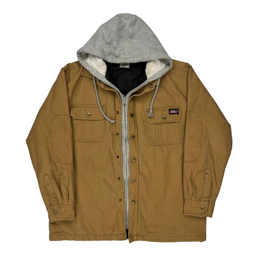 Dickies Overshirt - Small Brown Polyester