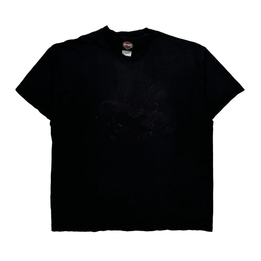 Vintage Eldridge'S Harley-Davidson Harley Davidson Graphic T-Shirt - XL Black Cotton