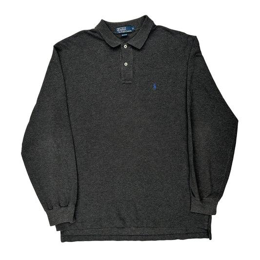 Polo By Ralph Lauren Polo Shirt - XL Grey Cotton