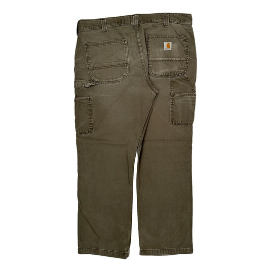 Carhartt Carpenter Trousers - 36W 28L Brown Cotton