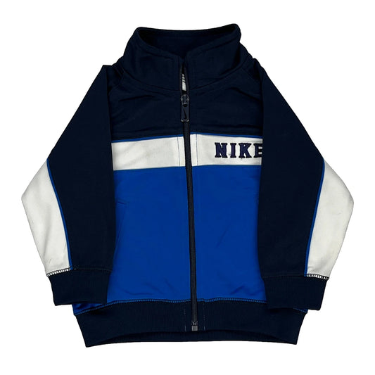 Age 12 Months Nike Zip Up - 2XS Blue Polyester