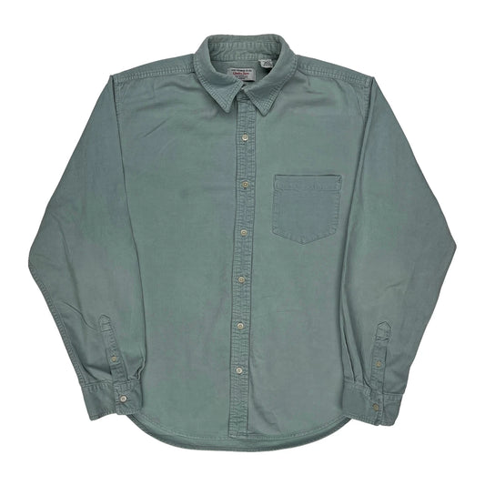 Levis Corduroy Shirt - Large Green Cotton