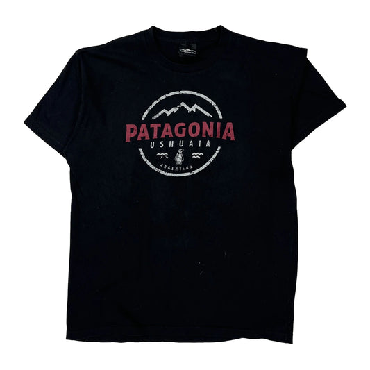 UShuaia Argentina Patagonia Graphic T-Shirt - XL Black Cotton