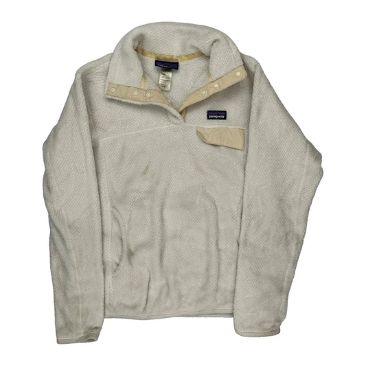 Patagonia Fleece - Small Cream Polyester