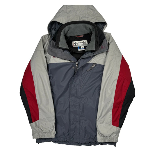 Vintage Vertex Columbia Jacket - Small Grey Polyester