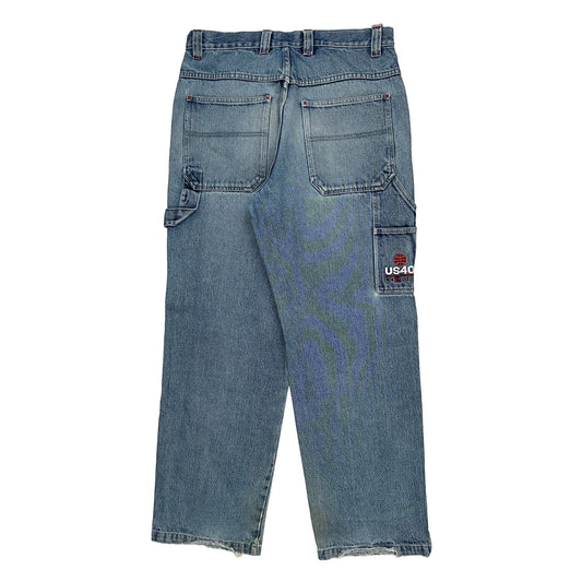 US 40 Carpenter Jeans - 34W 29L Blue Denim