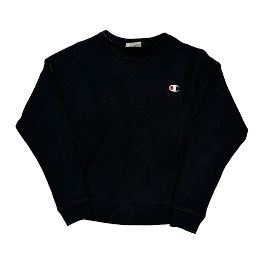 Reverse Weave Champion Sweatshirt - XS Black Cotton