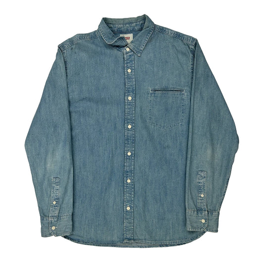 Levis Denim Shirt - Large Blue Cotton