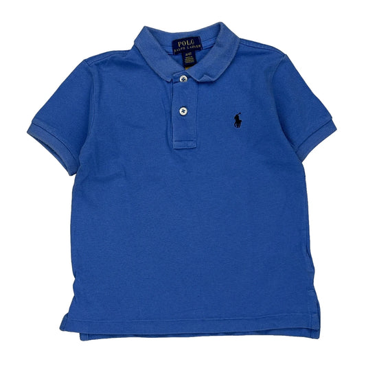 Age 4 Polo By Ralph Lauren Polo Shirt - Small Blue Cotton