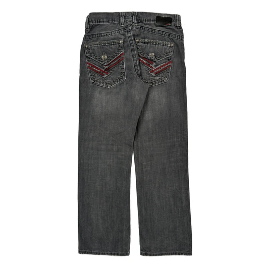 Axe & Crown Studded Jeans - 29W 30L Grey Cotton