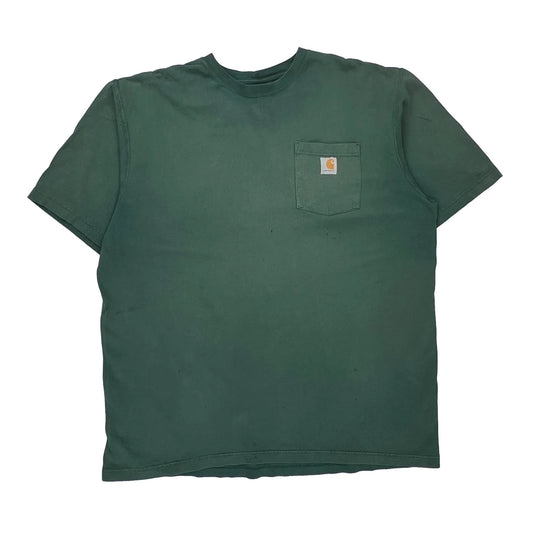 Carhartt T-Shirt - XL Green Cotton