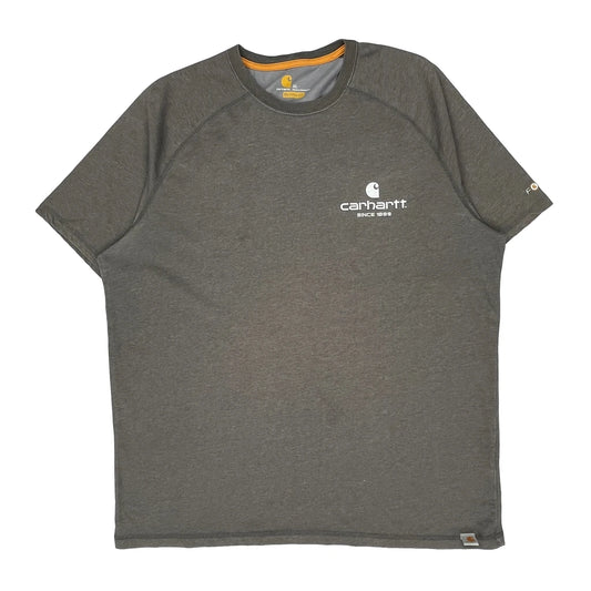Vintage Carhartt T-Shirt - XL Grey Cotton