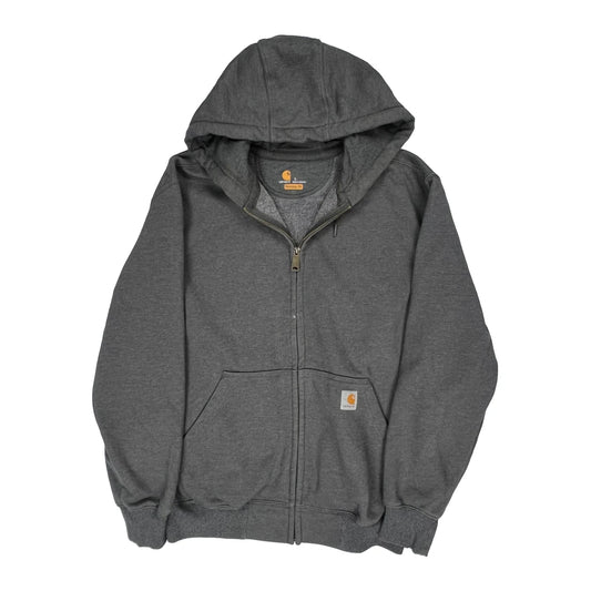 Original Fit Carhartt Hoodie - Large Grey Cotton Blend