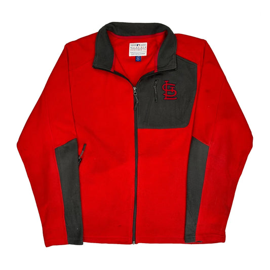 St. Louis Cardinals Giii Mlb Fleece Jacket - Large Red Polyester