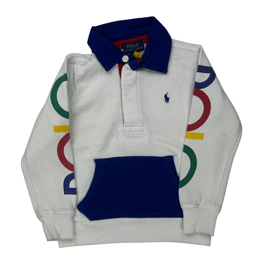 Age 1.5 Polo By Ralph Lauren Spellout Rugby Shirt - 3XS Multicoloured Cotton