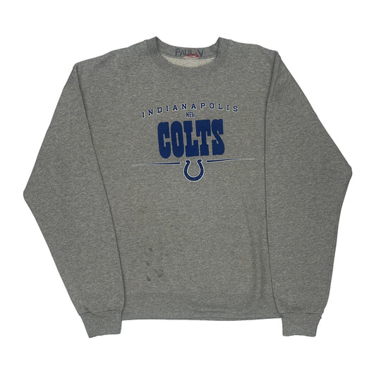 Indianapolis Colts Reebok Graphic Sweatshirt - 2XL Grey Cotton Blend